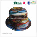 Reversible Full Printing Polyester Bucket Hat